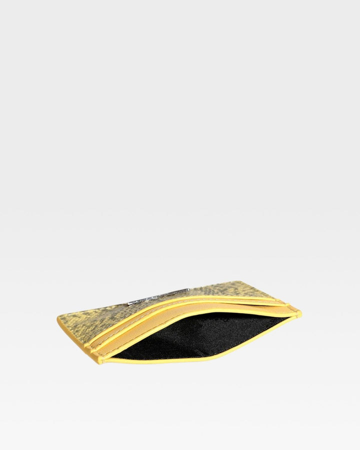 PY Card Holder Wallet in Yellow