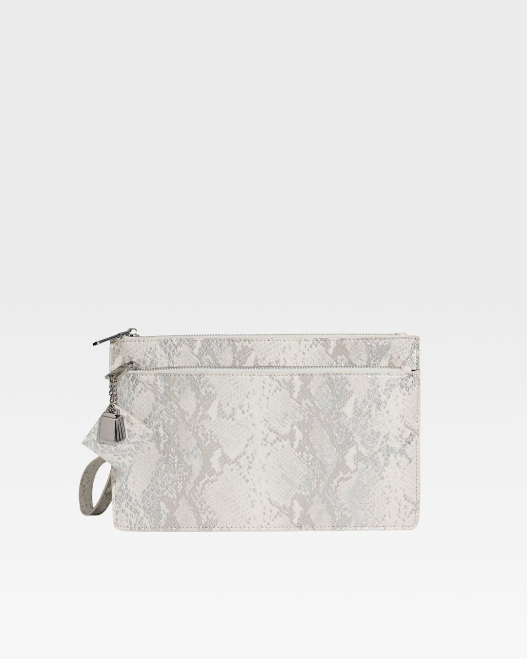 PY Clutch Handbag in White