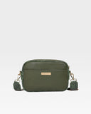 Exotic Crossbody Bag in Emerald Green