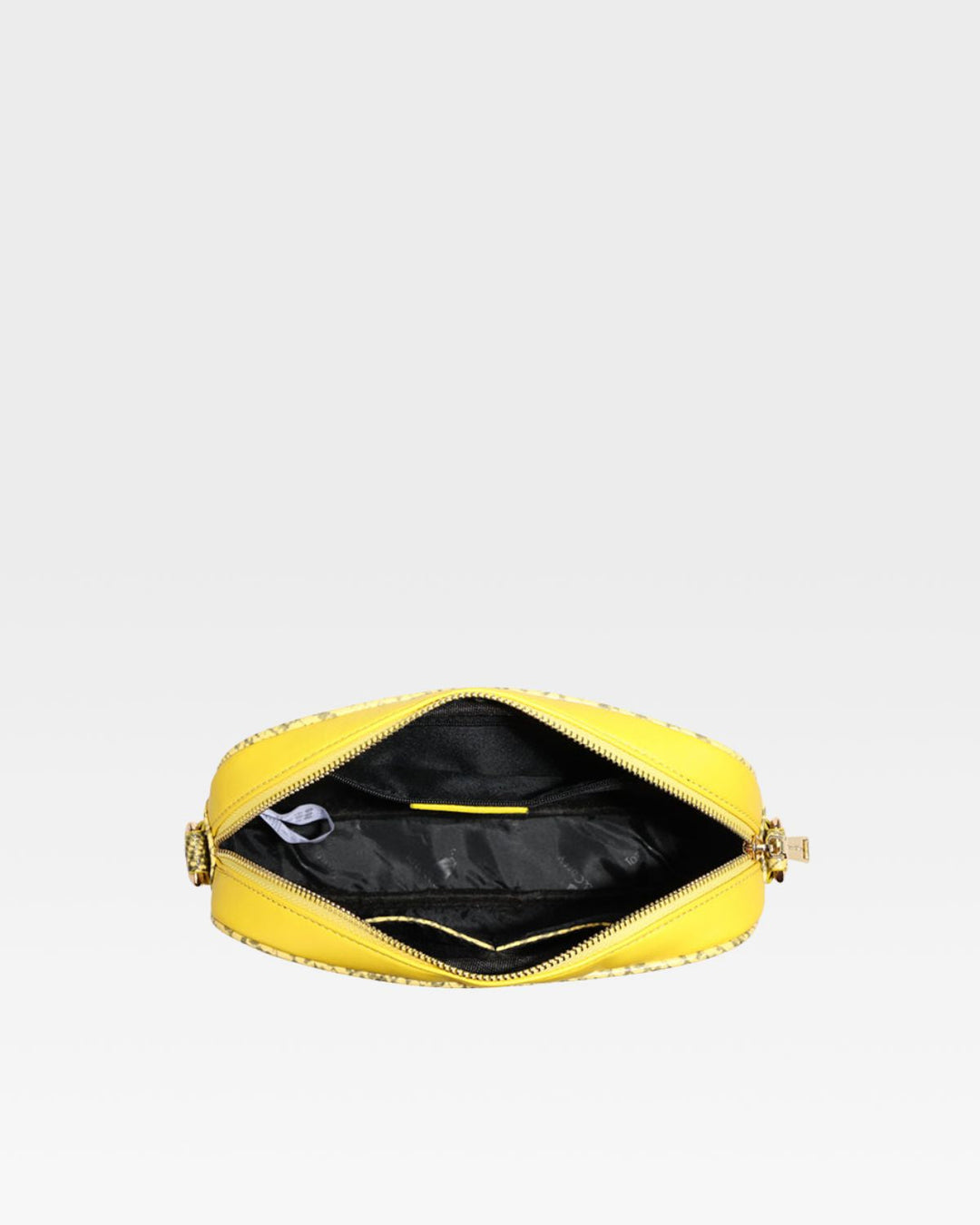 PY Crossbody Messenger Bag in Yellow