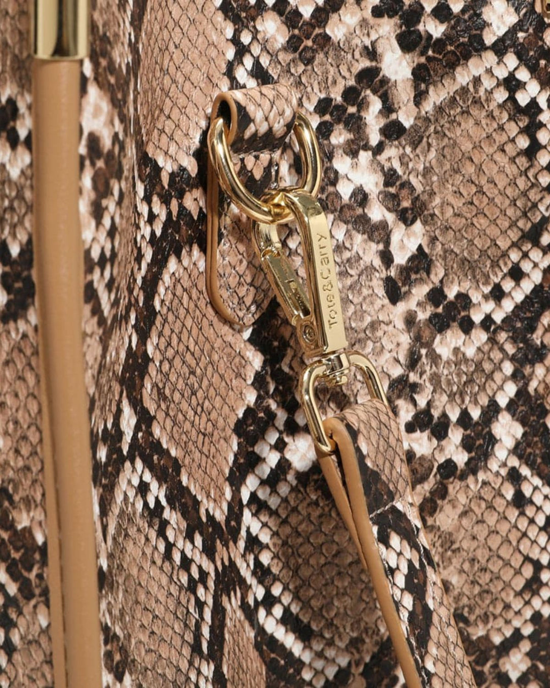 PY Tote Bag in Brown