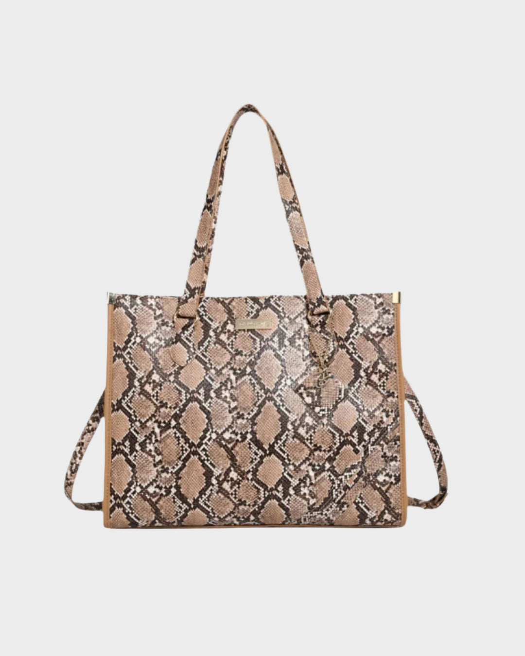 PY Tote Bag in Brown