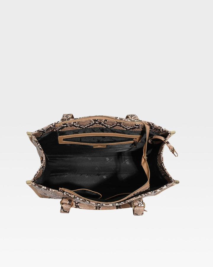 PY Tote Bag in Brown