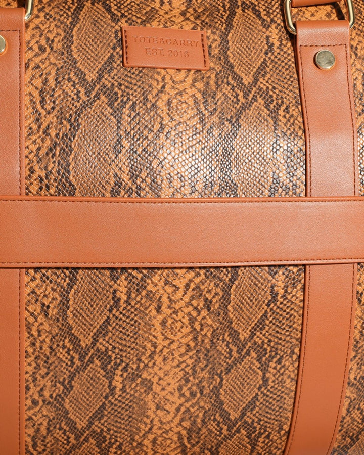 PY Travel Set in Brown