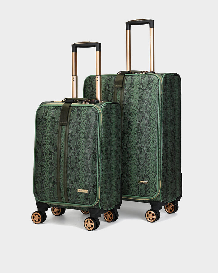 PY 2 Piece Suitcase Set in Olive