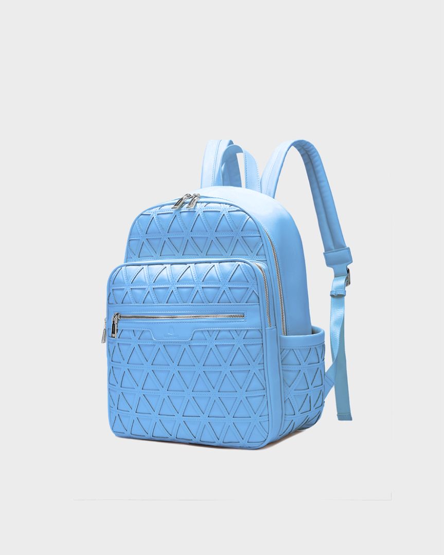 First Class Backpack in Baby Blue