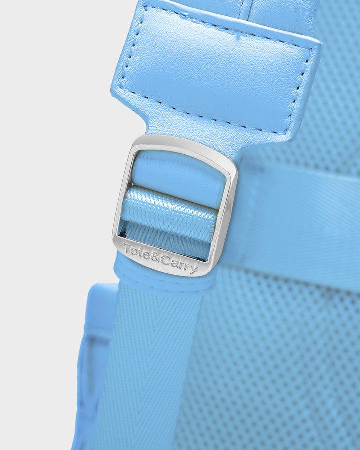 First Class Backpack in Baby Blue