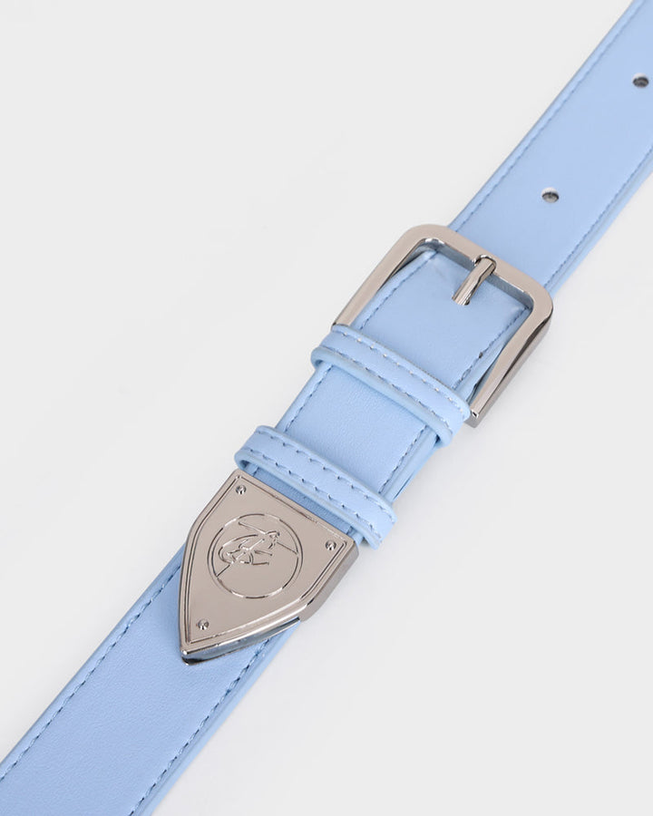 Woven Laptop Bag in Baby Blue