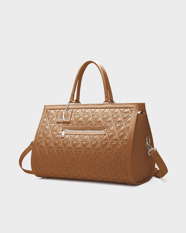 First Class Tote Bag in Caramel