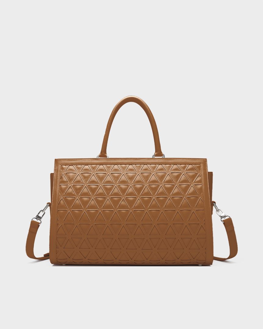 First Class Tote Bag in Caramel