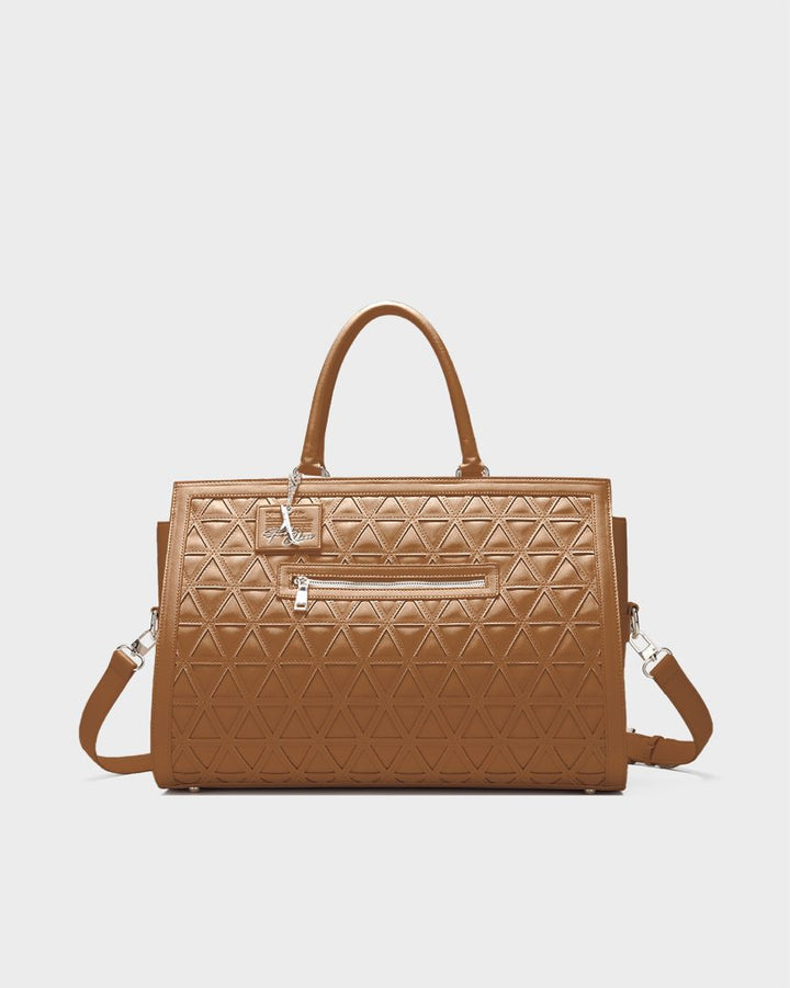 First Class Tote Bag in Caramel