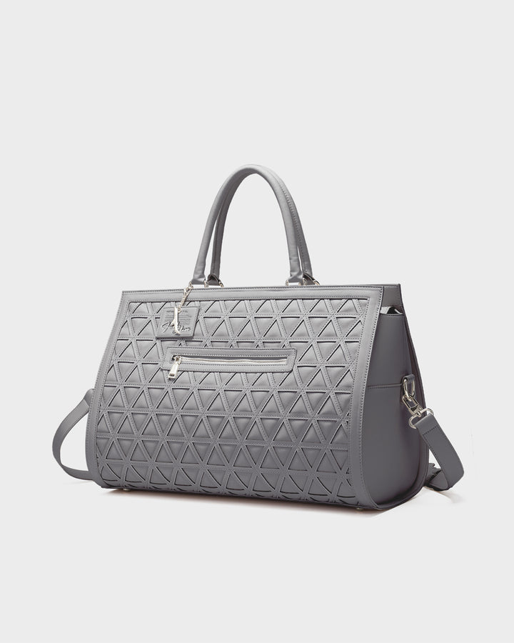 First Class Tote Bag in Grey