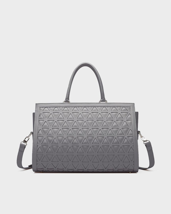 First Class Tote Bag in Grey