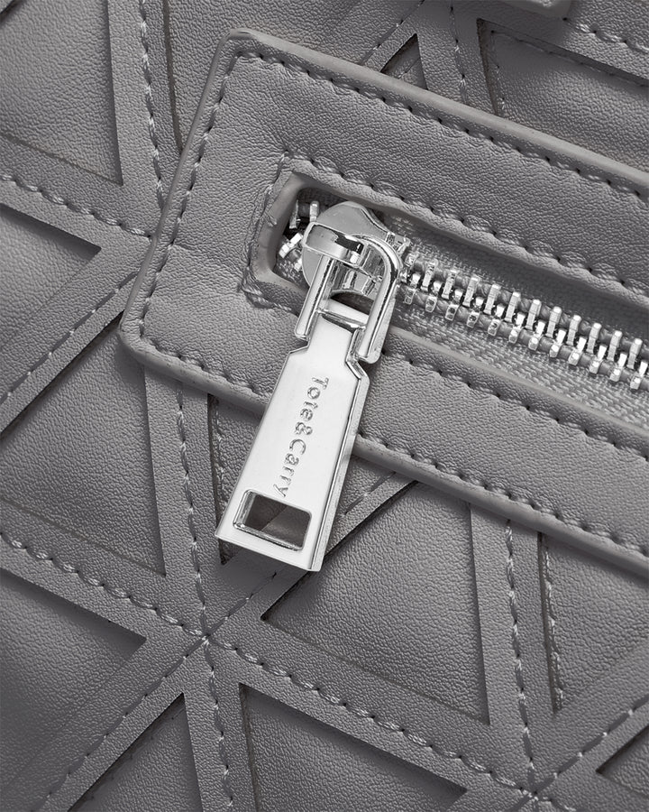 First Class Tote Bag in Grey