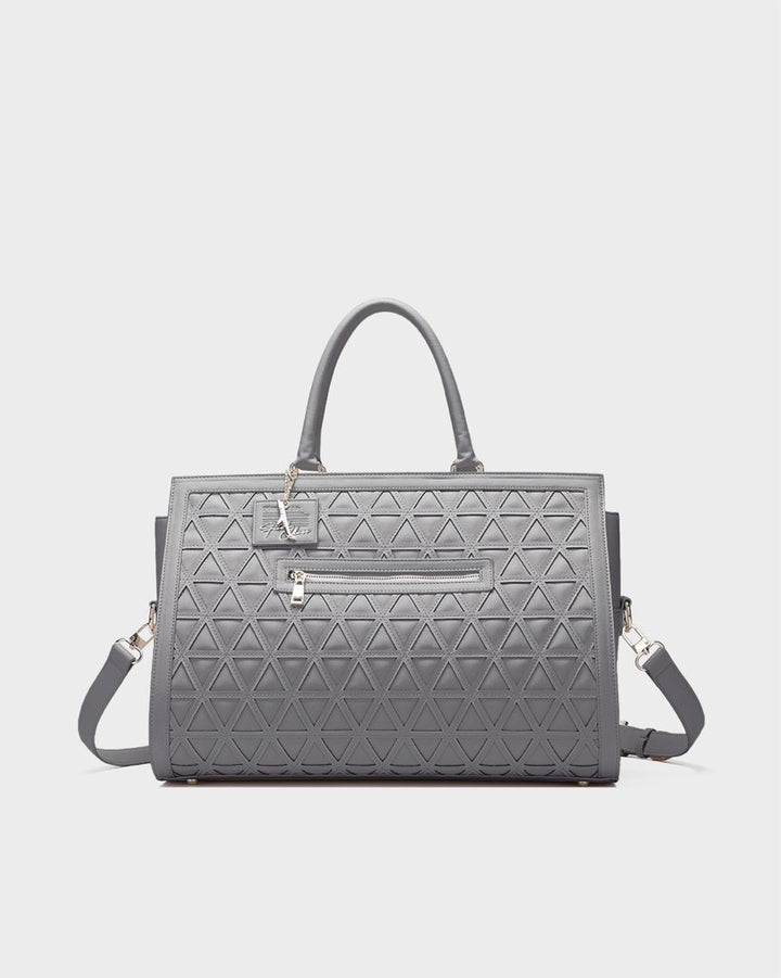 First Class Tote Bag in Grey