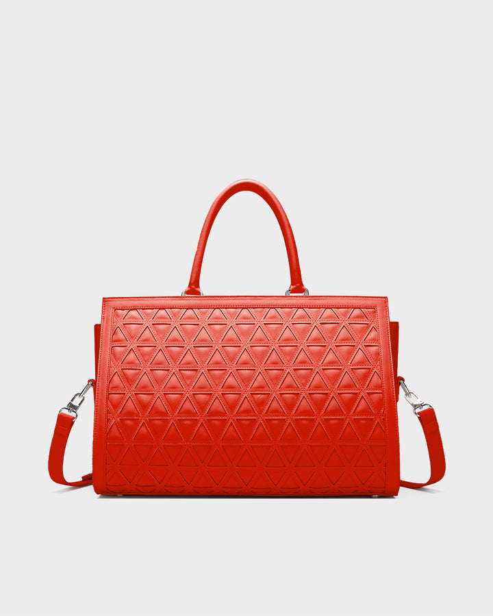 First Class Tote Bag in Red