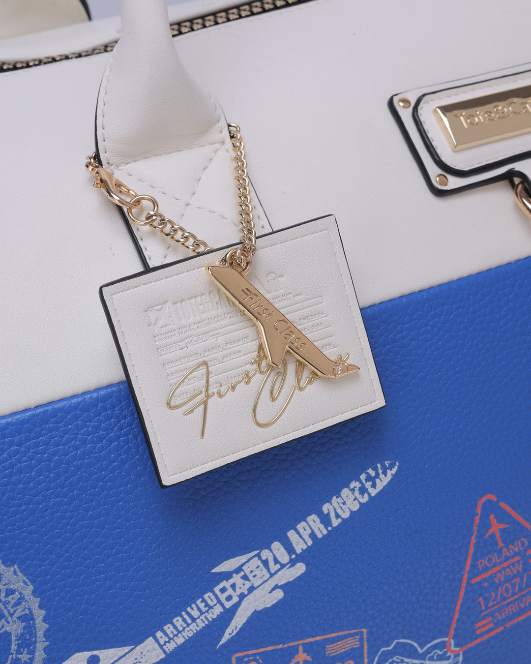 Globetrotter Weekender Duffle Bag in Blue