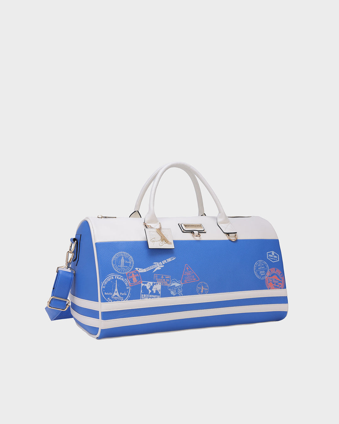 Globetrotter Weekender Duffle Bag in Blue