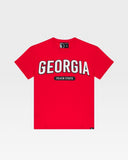 Georgia Red Football Sports Tee