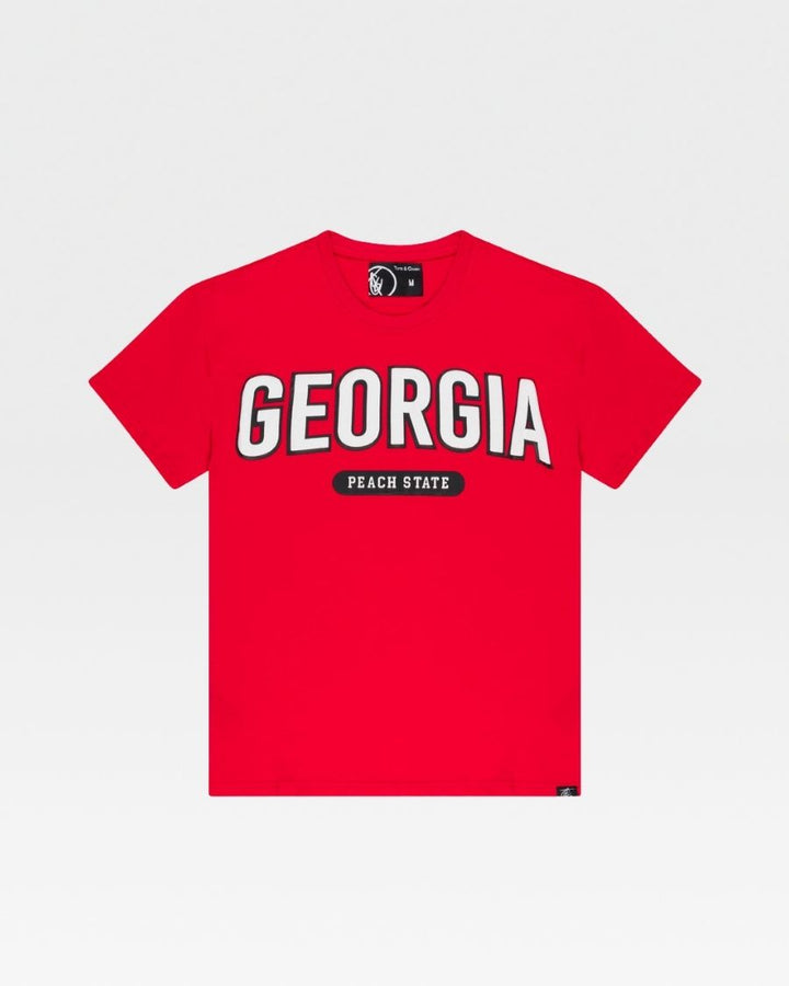 Georgia Red Football Sports Tee