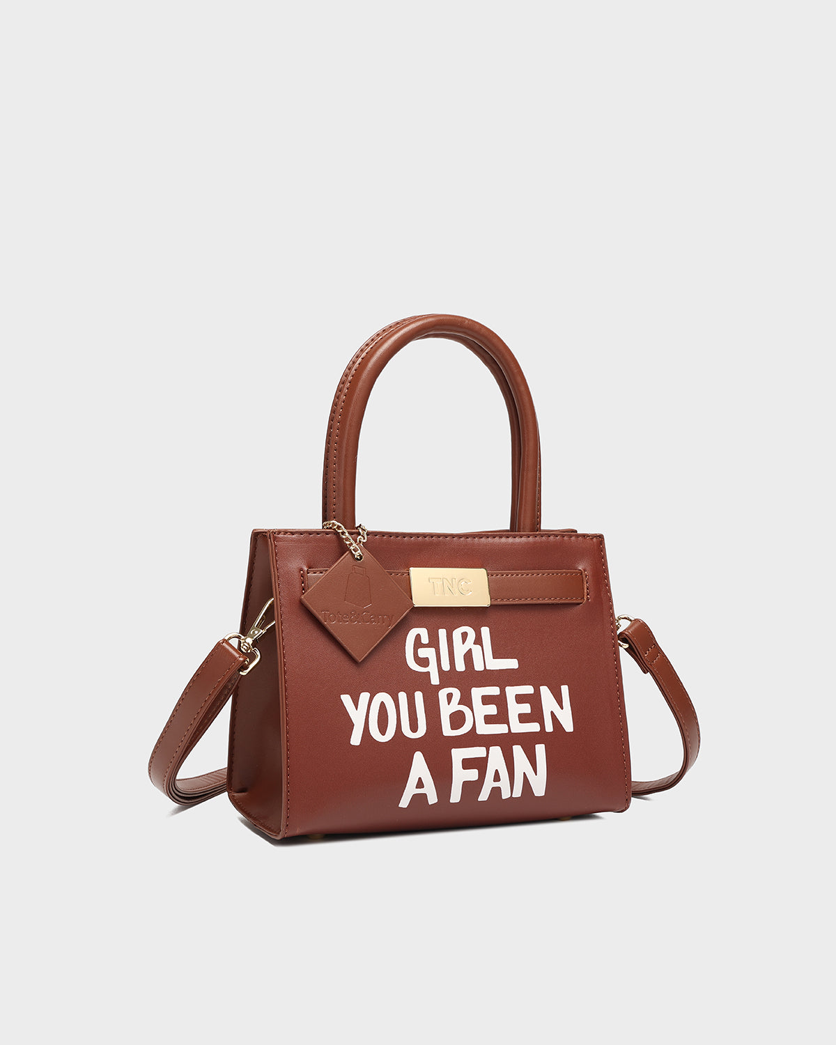 Girl You Been a Fan Mini Tote in Chocolate