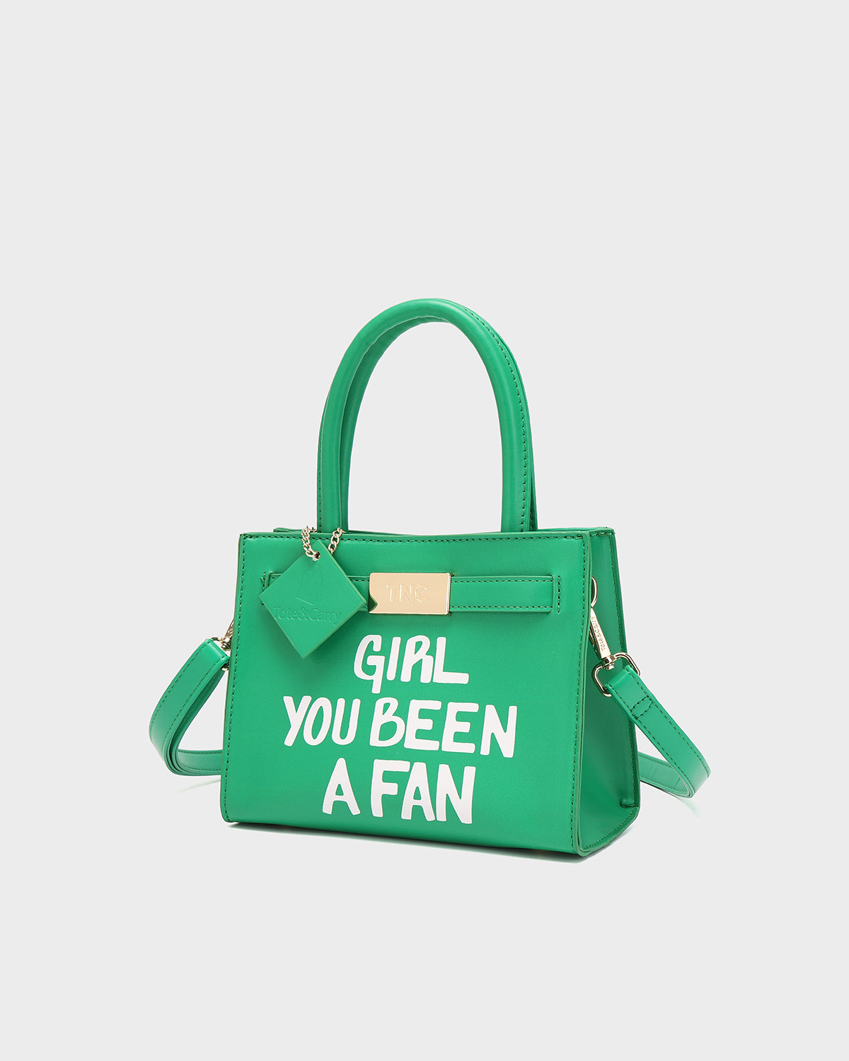 Girl You Been a Fan Mini Tote in Green