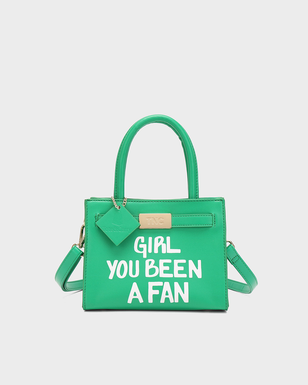 Girl You Been a Fan Mini Tote in Green