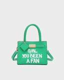 Girl You Been a Fan Mini Tote in Green