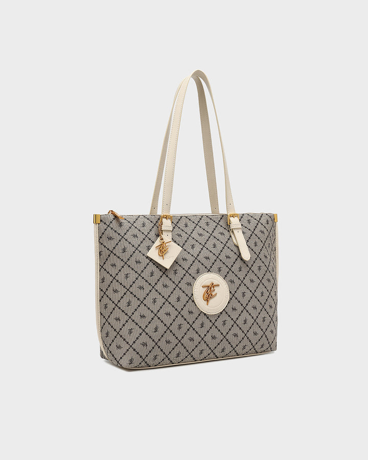 Glam Tote Bag in White