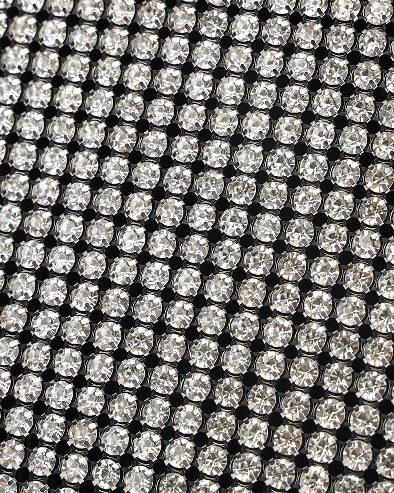 Glitter Shoulder Bag in Silver