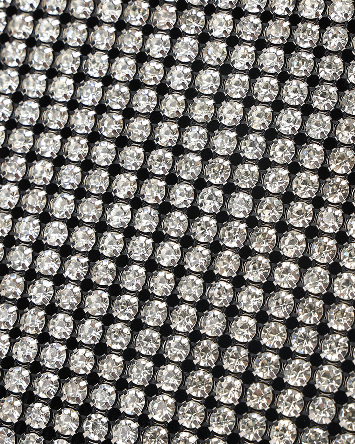 Glitter Shoulder Bag in Silver