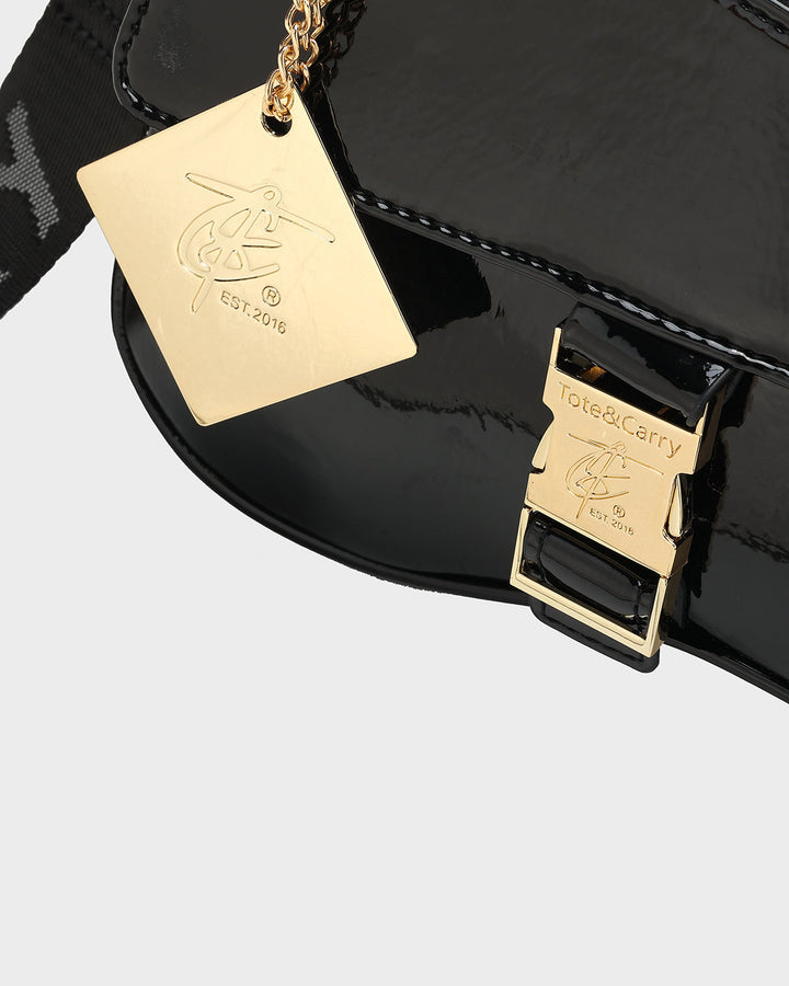 Patent Gun Messenger Bag in Black