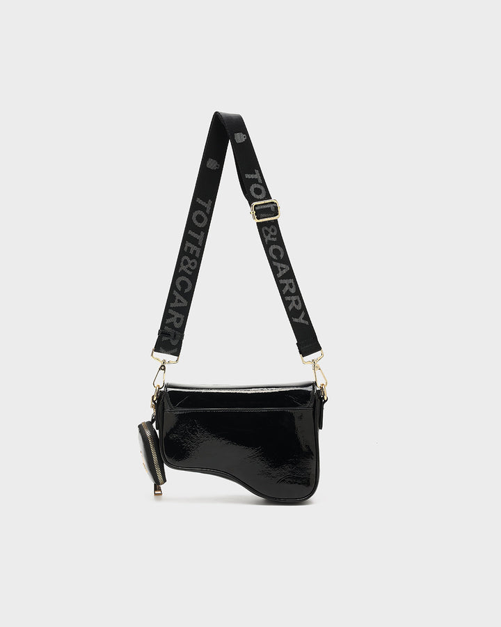 Patent Gun Messenger Bag in Black