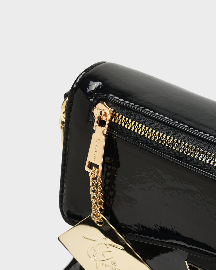 Patent Gun Messenger Bag in Black