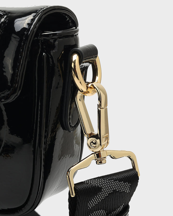 Patent Gun Messenger Bag in Black