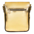 Gold Patent Apollo 1 Mini Messenger Bag