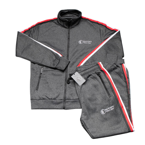 Grey First Class Full Zip Track Suit