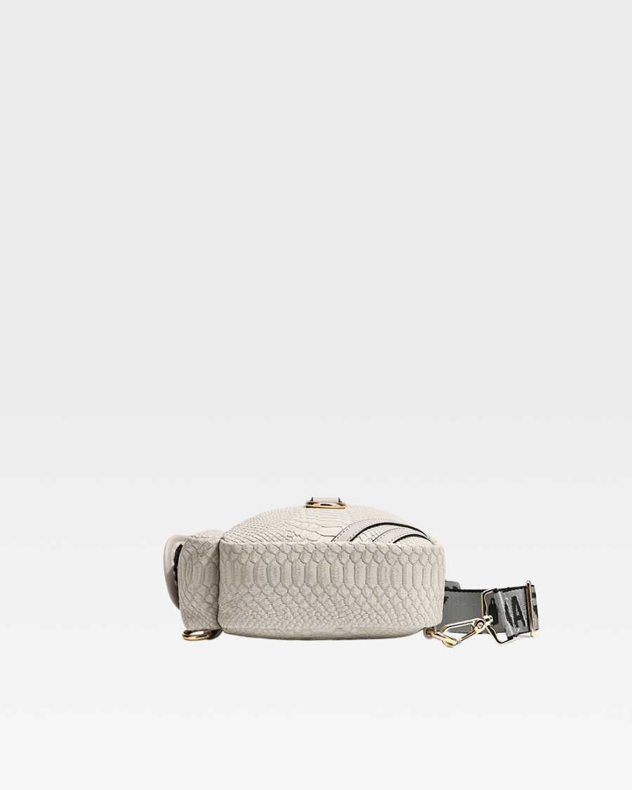 Apollo 1 Tear Drop Crossbody Bag in Grey