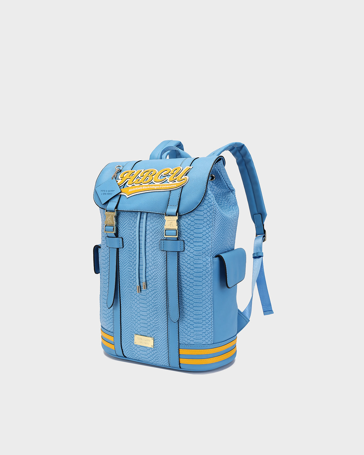 HBCU Varsity Backpack in Baby Blue 03