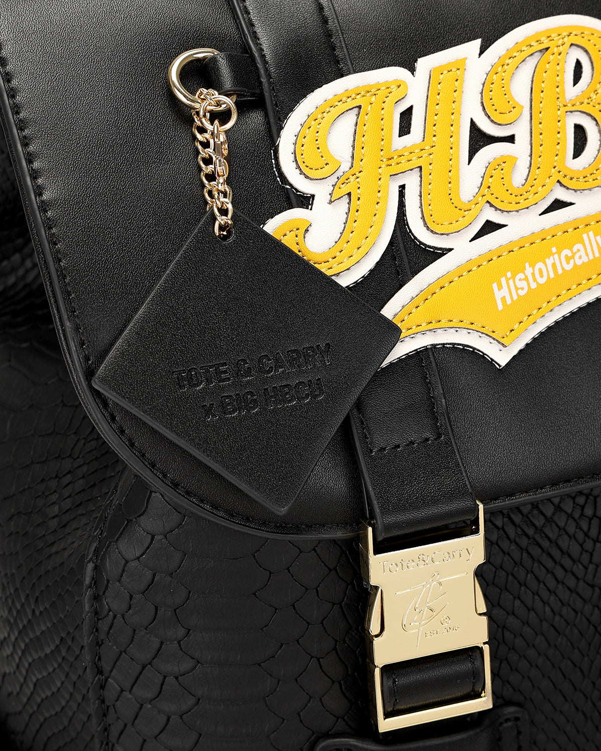 HBCU Varsity Backpack in Black 05