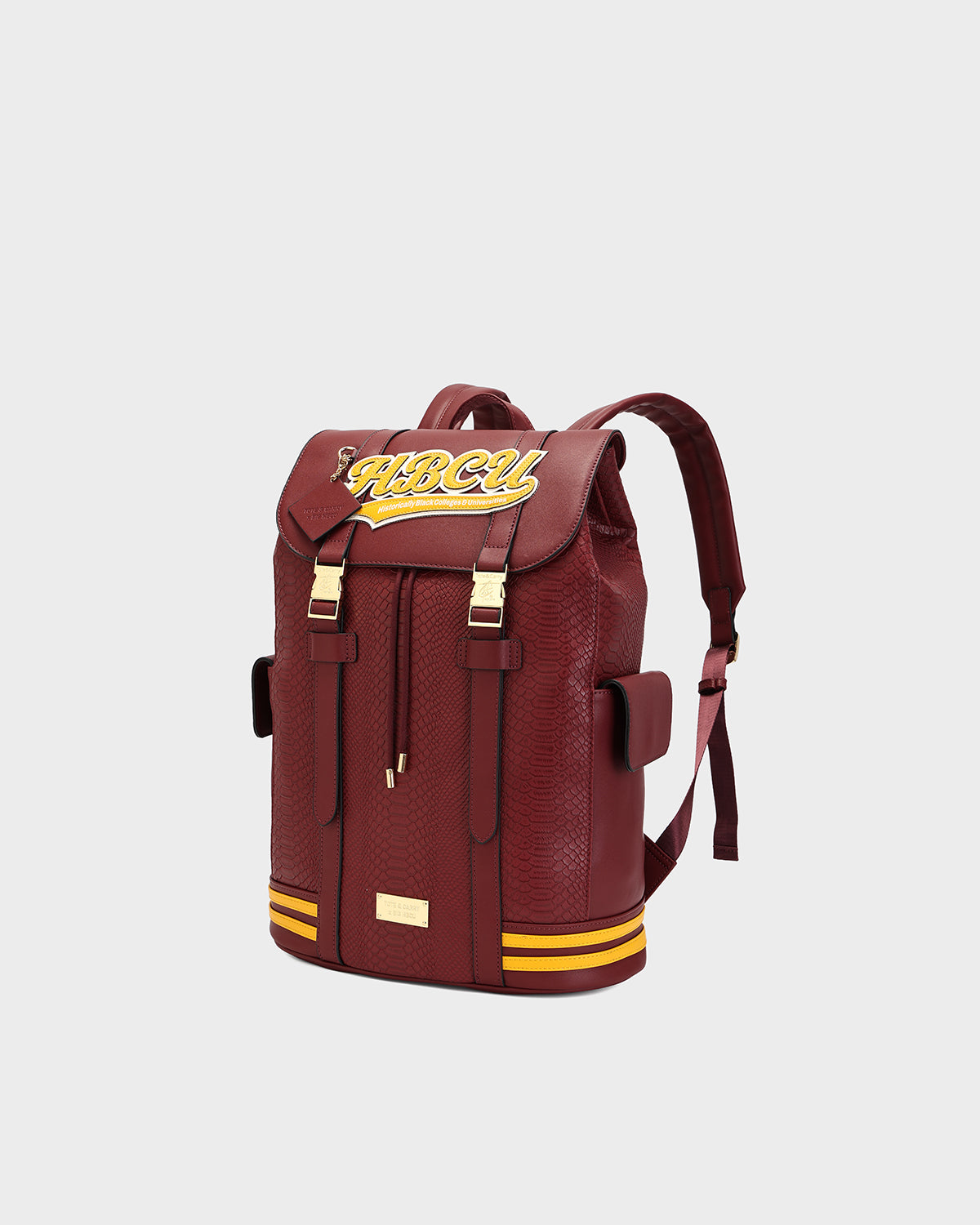 HBCU Varsity Backpack in Burgundy 04