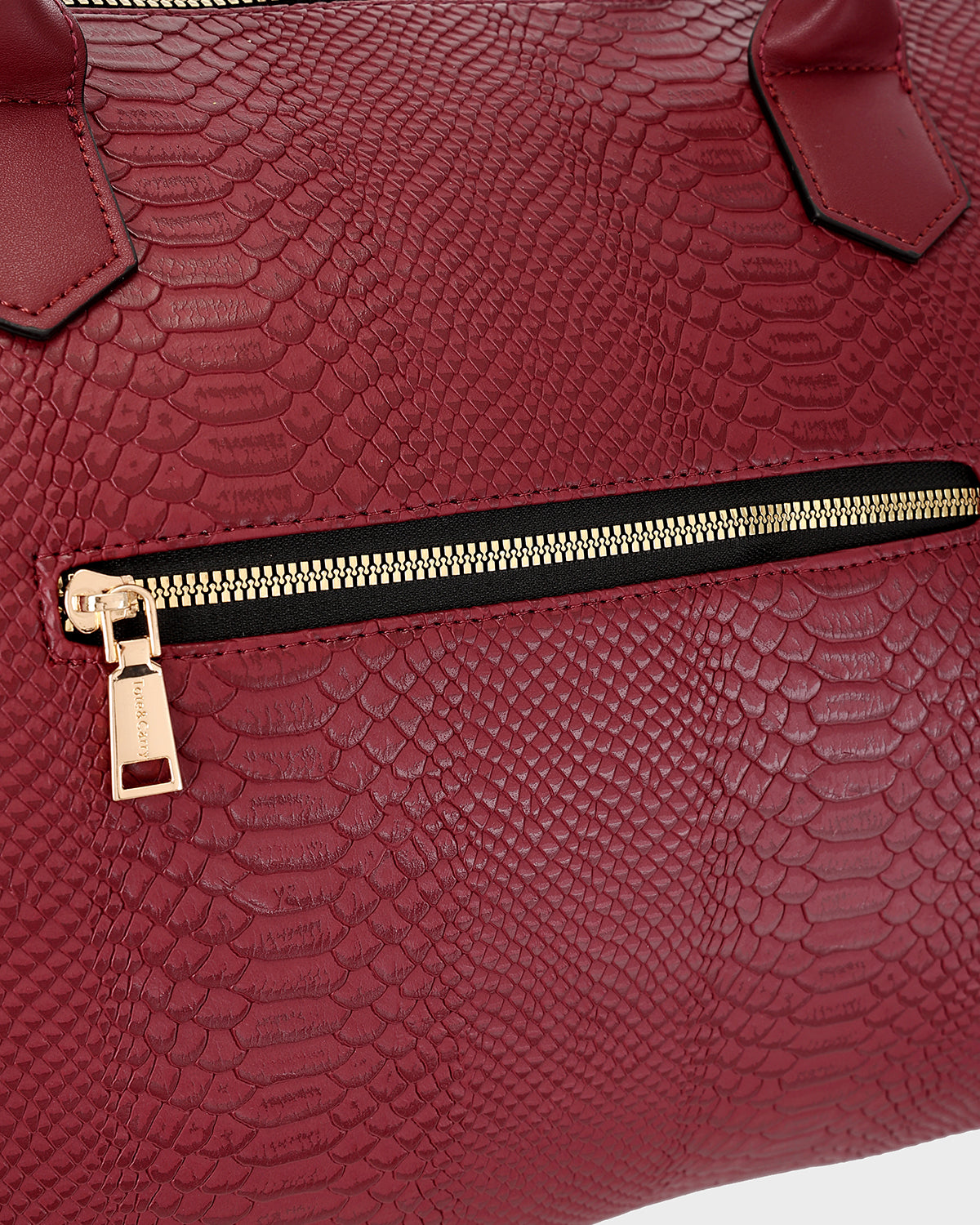 HBCU Varsity Duffle Bag in Burgundy 09