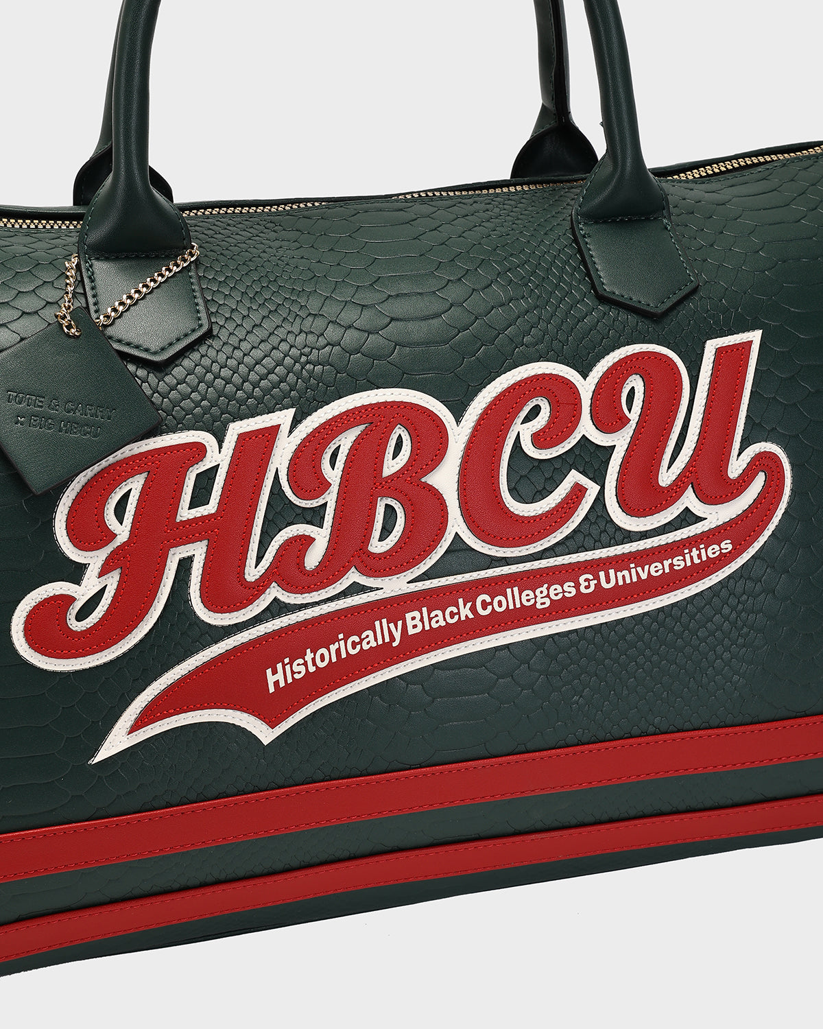 HBCU Varsity Duffle Bag in Green 05