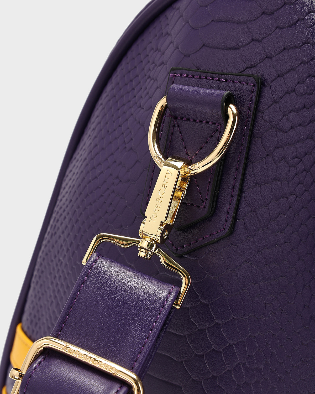 HBCU Varsity Duffle Bag in Purple 07