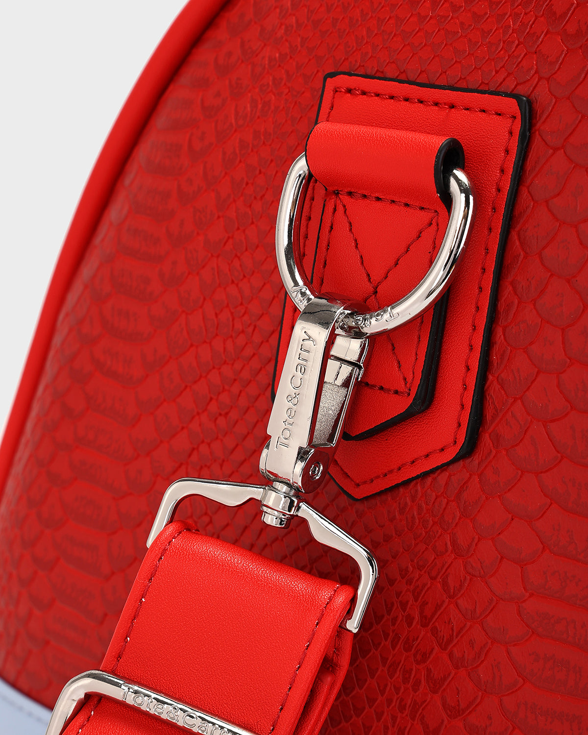HBCU Varsity Duffle Bag in Red 07