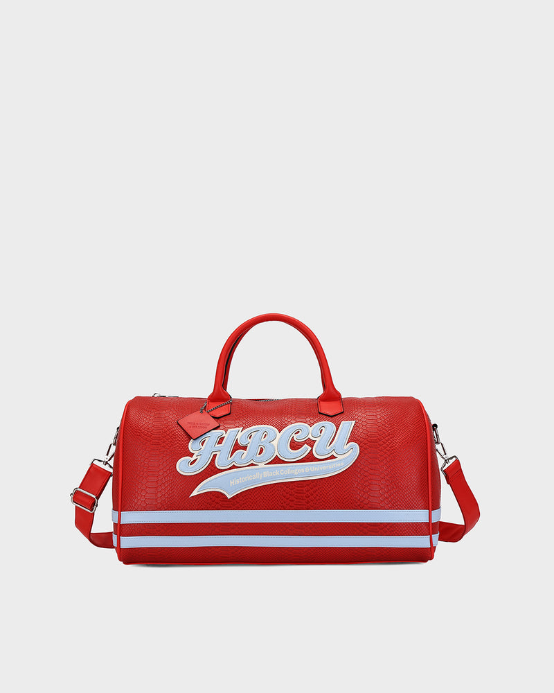 HBCU Varsity Duffle Bag in Red