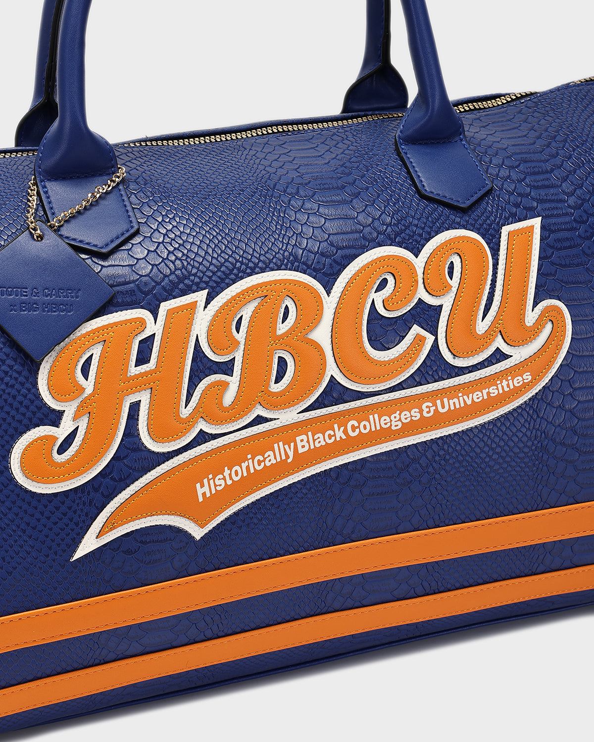HBCU Varsity Duffle Bag in Royal Blue 05