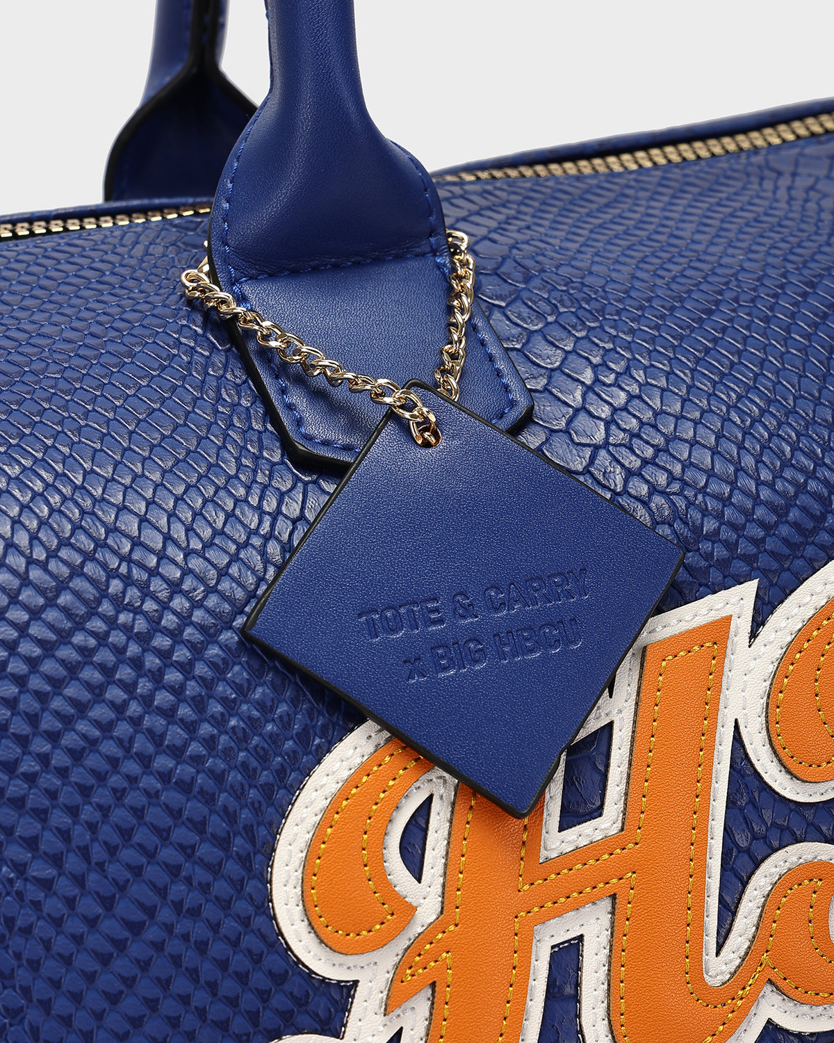 HBCU Varsity Duffle Bag in Royal Blue 06