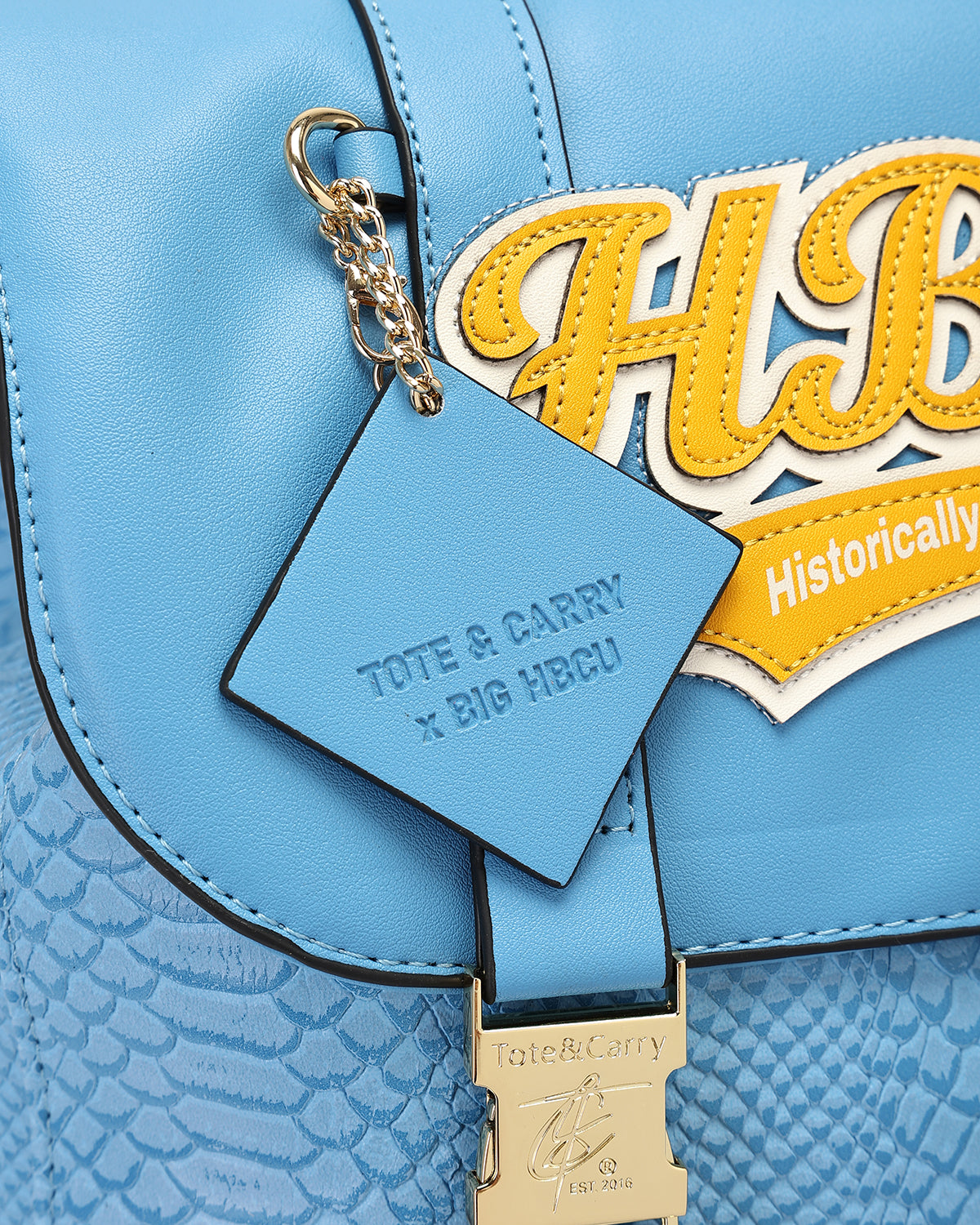 HBCU Varsity Travel Set in Baby Blue 22