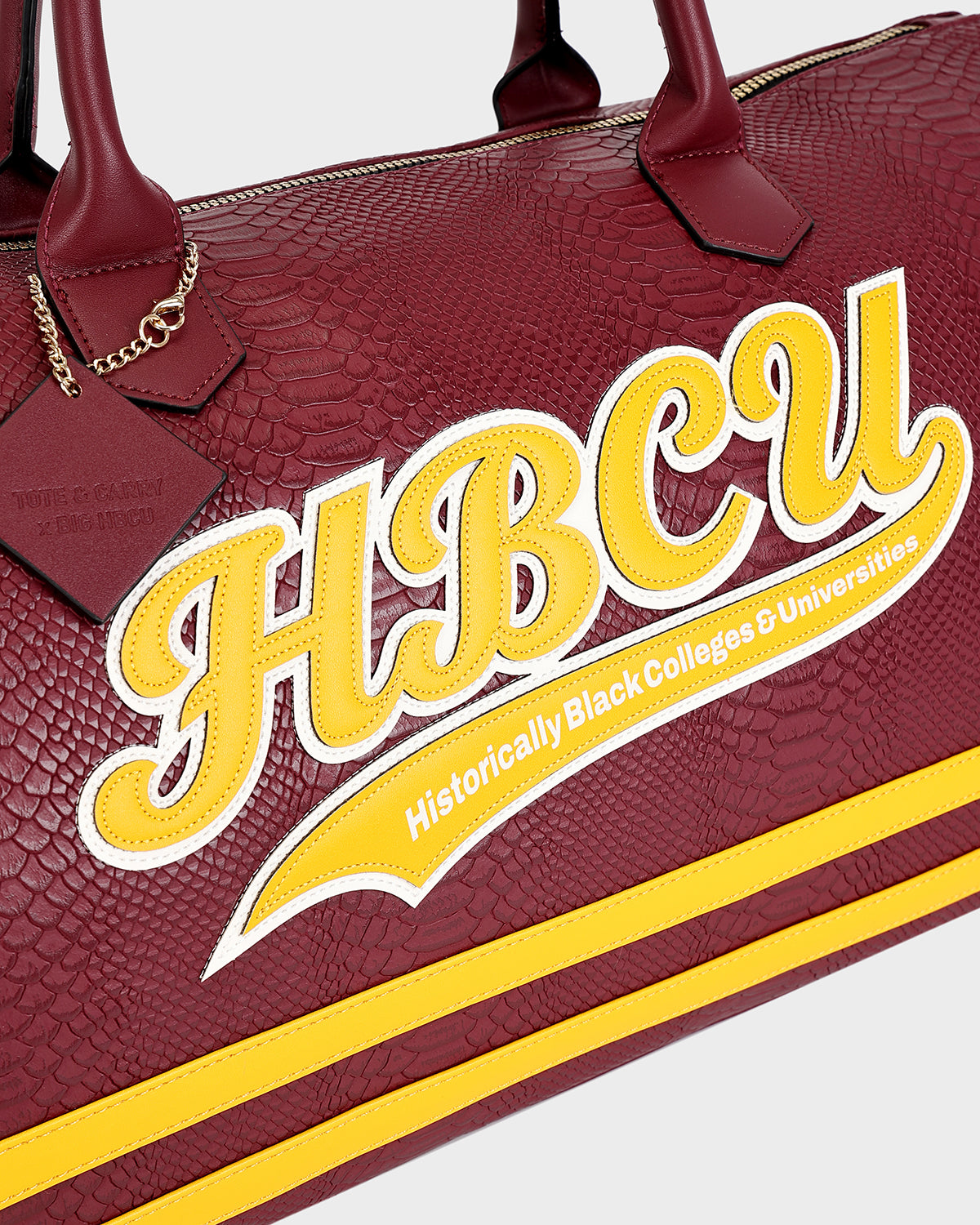 HBCU Varsity Travel Set in Burgundy 05